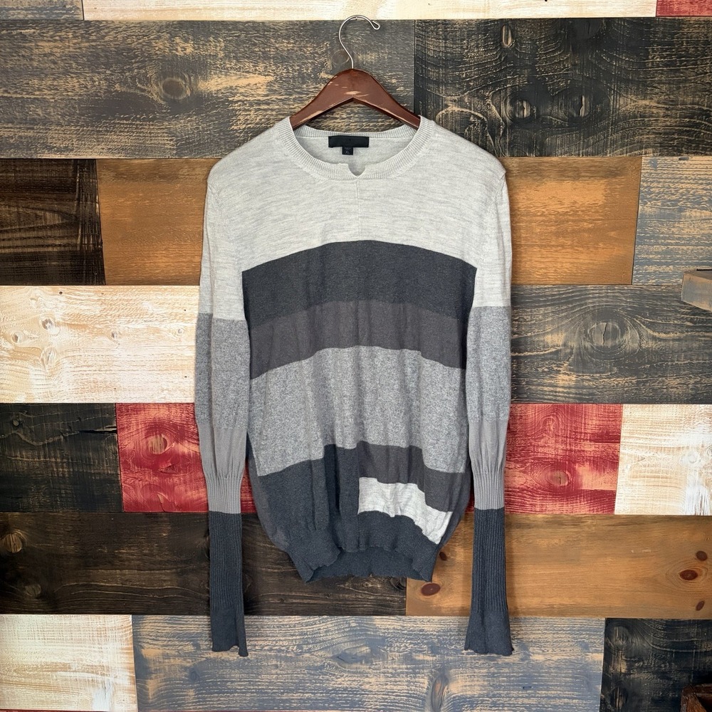 Burberry Prorsum Cashmere Wool Sweater Grey Runway Unisex XL